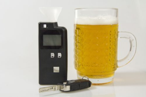 breathalyzer and keys