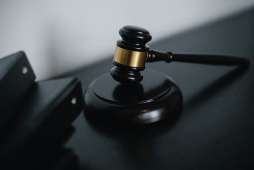 black gavel