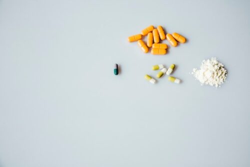 various pills and powder